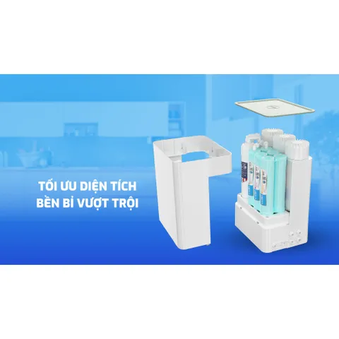 Máy Lọc Nước RO Karofi KAQ-U65 - 10 Lõi Lọc Công Nghệ Smax, Nước Uống Tinh Khiết Chuẩn QCVN 6-1/2010/BYT, Hàng Chính Hãng