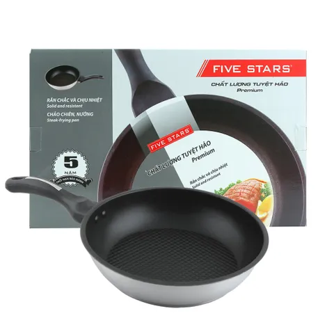 Chảo chống dính Fivestar 26cm dùng cho bếp từ , bếp ga