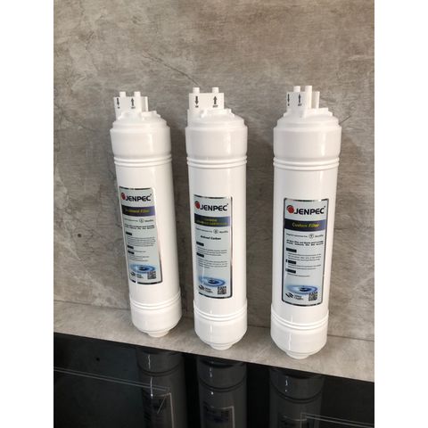 Bộ 3 Lõi Lọc Đúc 123 JENPEC - Thay Thế Cho Máy Lọc Jenpec Model A5000 - Hàng Chính Hãng, Tinh Khiết Nước Sạch