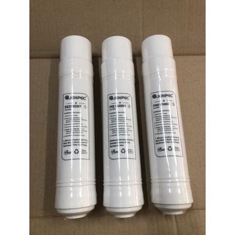 Bộ 3 Lõi Lọc Đúc 123 JENPEC - Thay Thế Cho Máy Lọc Jenpec Model A5000 - Hàng Chính Hãng, Tinh Khiết Nước Sạch