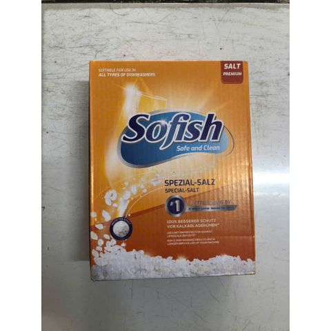 Muối rửa bát SOFISH 1Kg - Hàng chính hãng chuyên dụng cho máy rửa chén Bosch, Teka, Hafele và các thương hiệu khác