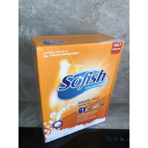 Viên Rửa Bát SOFISH 90 Viên - Muối Rửa Bát 1,6Kg & Nước Làm Bóng 500ML - Dùng Cho Máy Rửa Chén, Hiệu Quả Tối Ưu, Hàng Chính Hãng