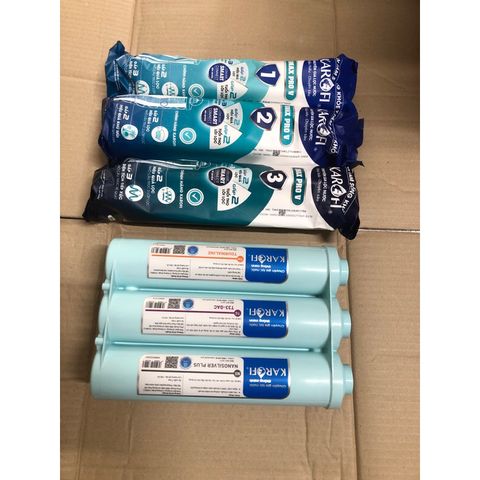 Bộ Lõi Lọc Nước RO Karofi 6.2 + Lõi 123 Smax Pro V Chính Hãng - Hiệu Suất Cao, Thay Thế Dễ Dàng, Tối Ưu Hóa Sức Khỏe Nước Uống