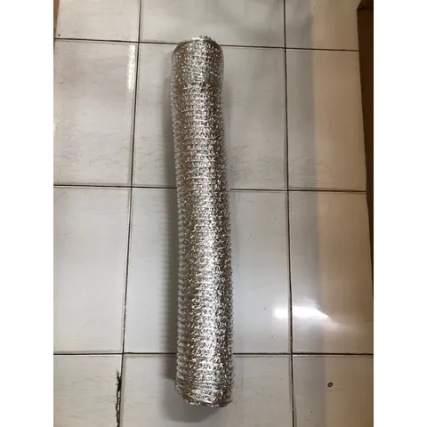 1 Mét Ống Bạc Mềm Phi 125mm - Ống Hút Khói Gia Đình, Chịu Nhiệt, Dễ Dàng Lắp Đặt Cho Bếp Nướng và Hệ Thống Thông Gió