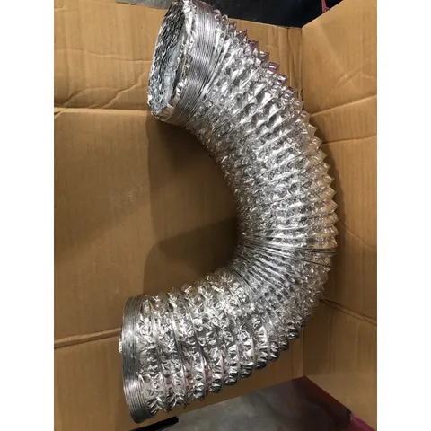 1 Mét Ống Bạc Mềm Phi 125mm - Ống Hút Khói Gia Đình, Chịu Nhiệt, Dễ Dàng Lắp Đặt Cho Bếp Nướng và Hệ Thống Thông Gió