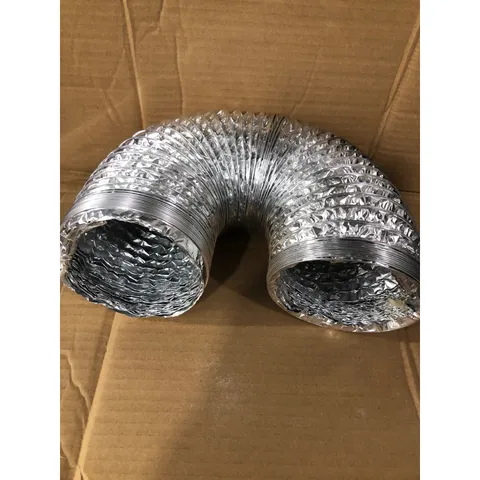 1 Mét Ống Bạc Mềm Phi 125mm - Ống Hút Khói Gia Đình, Chịu Nhiệt, Dễ Dàng Lắp Đặt Cho Bếp Nướng và Hệ Thống Thông Gió