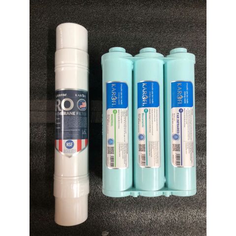Bộ Lõi Lọc Nước KAROFI 123 Smax Pro V - Màng RO Chính Hãng USA - Cụm Lõi 6.0 Tích Hợp Khoáng Chất Thông Minh