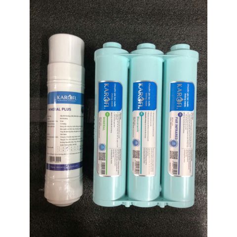 Bộ Lõi Lọc Nước KAROFI 123 Smax Pro V - Màng RO Chính Hãng USA - Cụm Lõi 6.0 Tích Hợp Khoáng Chất Thông Minh