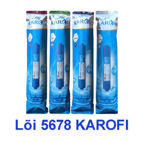 Bộ 4 Lõi Khoáng Karofi Cho Máy Lọc Nước RO KSI80-A - T33, Mineral, Alkaline, Nano Silver - Hàng Chính Hãng, Tăng Cường Sức Khỏe