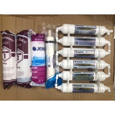 Bộ 10 Lõi Lọc Nước JENPEC Chính Hãng - Thay Thế Cho Máy Lọc Nước H10 - An Toàn, Khỏe Mạnh, Nước Tinh Khiết