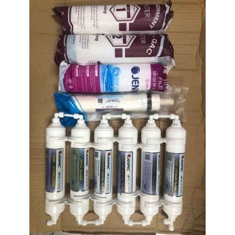 Bộ 10 Lõi Lọc Nước JENPEC Chính Hãng - Thay Thế Cho Máy Lọc Nước H10 - An Toàn, Khỏe Mạnh, Nước Tinh Khiết