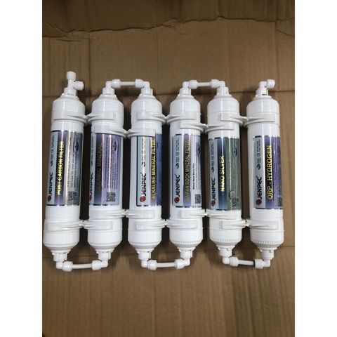 Bộ 6 Lõi Lọc Khoáng JENPEC Chính Hãng - Thay Thế Cho Máy Lọc RO, Cải Thiện Chất Lượng Nước, An Toàn Cho Sức Khỏe