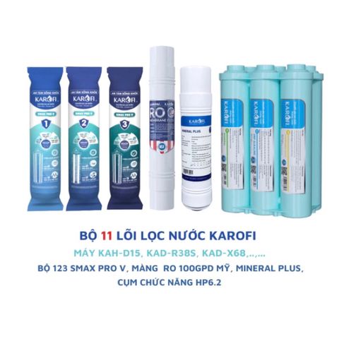 Bộ Lõi Lọc Nước KAROFI Chính Hãng - Công Nghệ Lọc Nước Hiệu Quả, Loại Bỏ Vi Khuẩn & Chất Độc Hại, Thay Thế Dễ Dàng