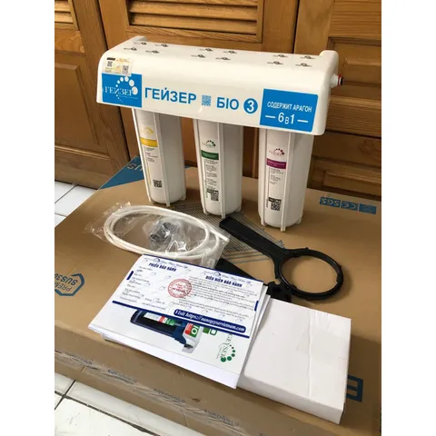 Máy lọc nước Nano Geyser BIO 3 - Hàng chính hãng LB Nga - Với công nghệ UniTech có khả năng lọc sạch vi khuẩn,vi rút,…