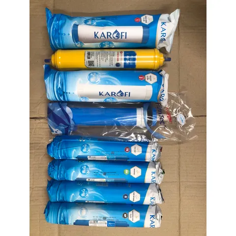 Bộ 8 Lõi Lọc Nước Chính Hãng KAROFI - Thay Thế Máy K8RO-H, Lọc Tạp Chất, Nước Sạch, An Toàn, Bảo Vệ Sức Khỏe
