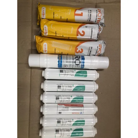 Bộ 10 Lõi Lọc LIVOTEC Chính Hãng - Lõi Thay Thế Máy Lọc Nước RO Karofi Livotec 506, 512 - Nước Sạch An Toàn Cho Gia Đình