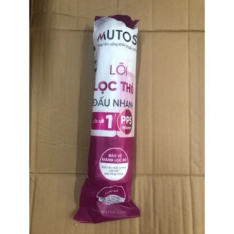 Lõi Lọc số 1 MUTOSI PP 5 Micron - Bộ lọc SEDIMENT Chính Hãng cho Máy Lọc Nước - Loại Bỏ Tạp Chất Hiệu Quả