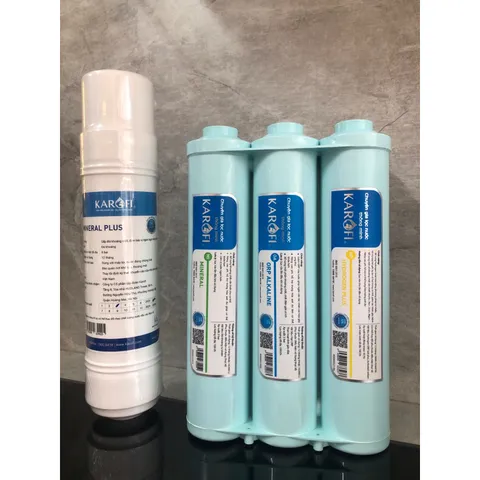 Bộ 2 Lõi Lọc Nước KAROFI Smax 6.2 và Mineral Plus - Thay Thế Hệ Thống Lọc Cao Cấp, Chất Lượng Chính Hãng