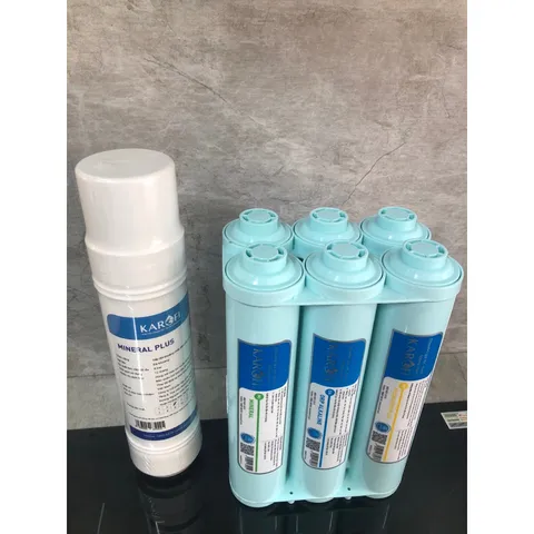 Bộ 2 Lõi Lọc Nước KAROFI Smax 6.2 và Mineral Plus - Thay Thế Hệ Thống Lọc Cao Cấp, Chất Lượng Chính Hãng