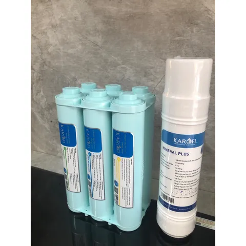 Bộ 2 Lõi Lọc Nước KAROFI Smax 6.2 và Mineral Plus - Thay Thế Hệ Thống Lọc Cao Cấp, Chất Lượng Chính Hãng