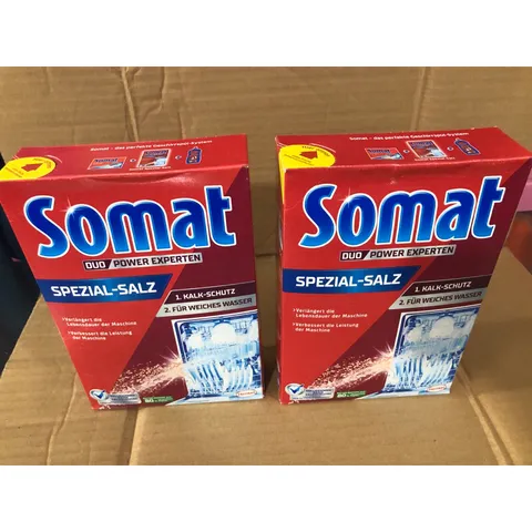 [COMBO] 2 Hộp Muối Rửa SOMAT 1,2KG - Hàng chính hãng - Dùng cho máy rửa chén