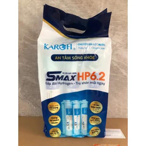 Cụm Lõi Lọc Nước Karofi Smax HP6.0 - HP6.2 Hiệu Suất Cao, Bổ Sung Khoáng Chất, Chống Lão Hóa, Hàng Chính Hãng