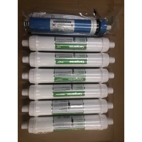 Bộ 7 Lõi Lọc KANGAROO Hydrogen RO + 6 Lõi Chức Năng - Hàng Chính Hãng Cho Máy Lọc Nước Kangaroo