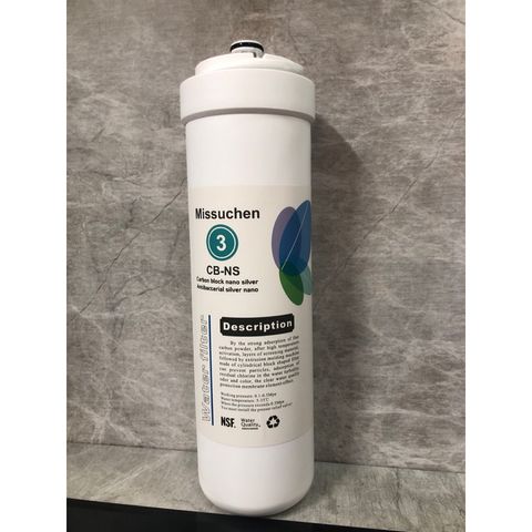 Lõi Lọc số 3 Missuchen - CB-NS Chính Hãng - Lọc Nước, Khử Khuẩn Hiệu Quả Với Công Nghệ Nano Bạc, Thay Thế Dễ Dàng