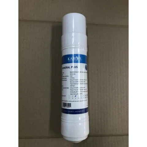 Lõi Lọc Nước MINERAL PLUS KAROFI - Chính Hãng, Bổ Sung Vi Khoáng, Thay Thế Máy Karofi, Nâng Cao pH, Thời Gian 12 Tháng