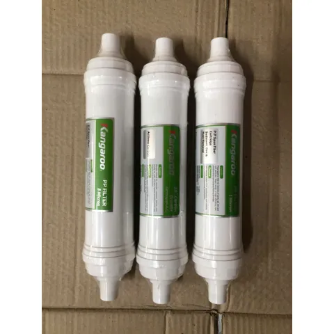 Bộ 3 Lõi Lọc Nước Chính Hãng KANGAROO 123 - Lõi PP 5 Micron, GAC Than Hoạt Tính, PP 1 Micron - Thay Thế Cho Máy Lọc Nước