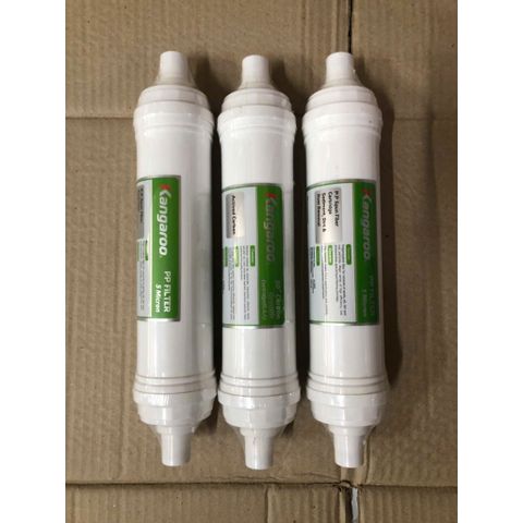 Bộ 3 Lõi Lọc Nước Chính Hãng KANGAROO 123 - Lõi PP 5 Micron, GAC Than Hoạt Tính, PP 1 Micron - Thay Thế Cho Máy Lọc Nước