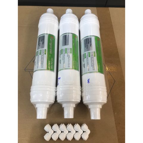 Bộ 3 Lõi Lọc Nước Chính Hãng KANGAROO 123 - Lõi PP 5 Micron, GAC Than Hoạt Tính, PP 1 Micron - Thay Thế Cho Máy Lọc Nước