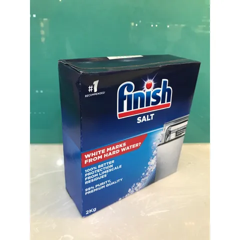 Hộp Muối Rửa Bát FINISH 2Kg Dùng Cho Máy Rửa Bát | Chính hãng | - Bảo vệ thiết bị khỏi vôi có trong nguồn nước