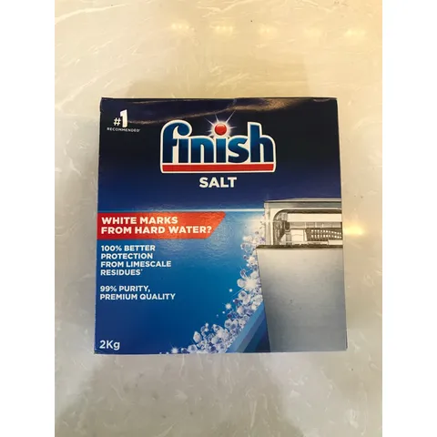 Hộp Muối Rửa Bát FINISH 2Kg Dùng Cho Máy Rửa Bát | Chính hãng | - Bảo vệ thiết bị khỏi vôi có trong nguồn nước