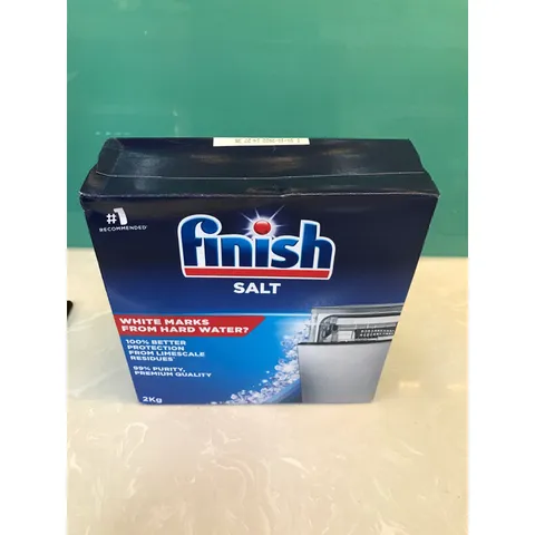 Hộp Muối Rửa Bát FINISH 2Kg Dùng Cho Máy Rửa Bát | Chính hãng | - Bảo vệ thiết bị khỏi vôi có trong nguồn nước