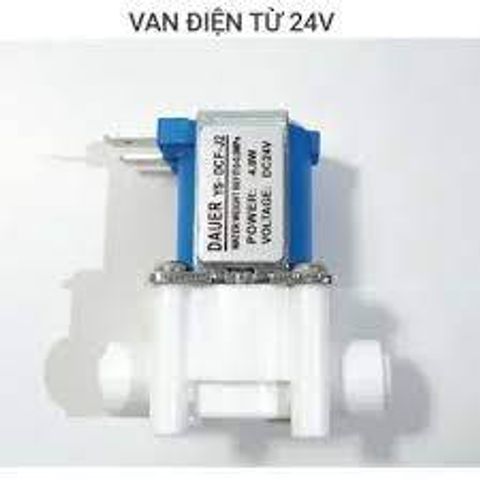 Van điện từ DAUER 24V - Chuyên dùng cho máy lọc nước RO, Hàng chính hãng, Van đóng mở bằng điện, Thiết bị tiện ích chất lượng cao