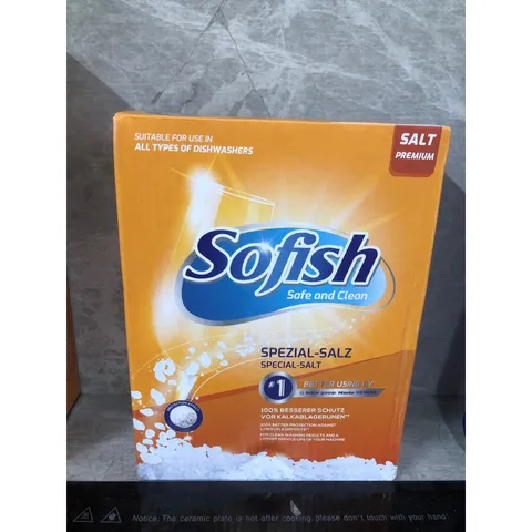 Viên Rửa Bát SOFISH 120 Viên + Muối 1,6Kg + Nước Bóng 500ML - Giải Pháp Tối Ưu Cho Máy Rửa Chén Hàng Chính Hãng