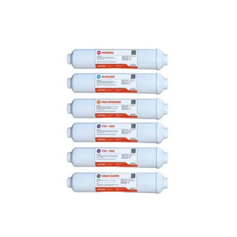 Bộ 6 Lõi Lọc Chức Năng LIVOTEC cho Máy Lọc Nước RO Karofi Livotec 506 - Hàng Chính Hãng, Tăng Cường Chất Lượng Nước Uống