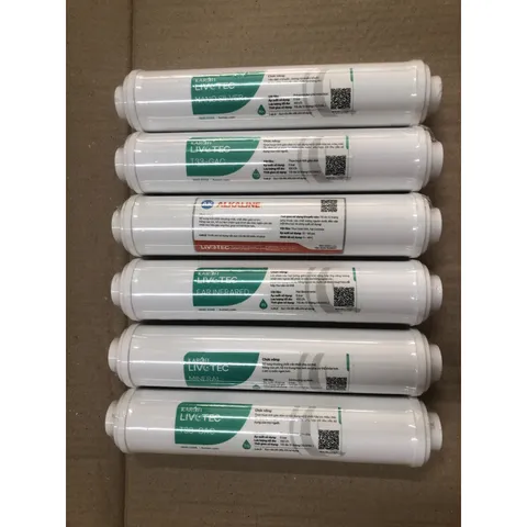 Bộ 6 Lõi Lọc Chức Năng LIVOTEC cho Máy Lọc Nước RO Karofi Livotec 506 - Hàng Chính Hãng, Tăng Cường Chất Lượng Nước Uống