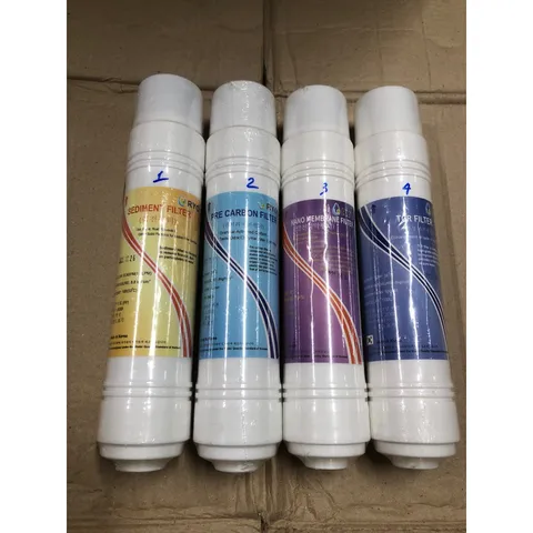 [Combo] Bộ 4 Lõi Lọc RYO - [ SEDIMENT , PRE CARBON , NANO MEMBRANE , TCR ]