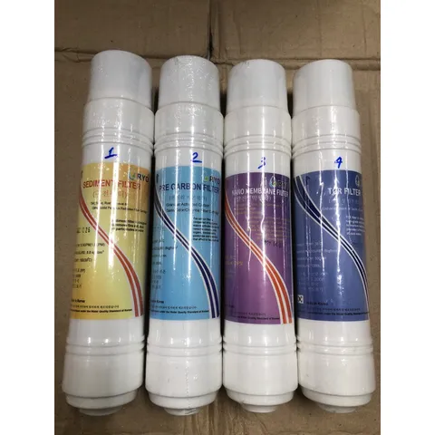 [Combo] Bộ 4 Lõi Lọc RYO - [ SEDIMENT , PRE CARBON , NANO MEMBRANE , TCR ]
