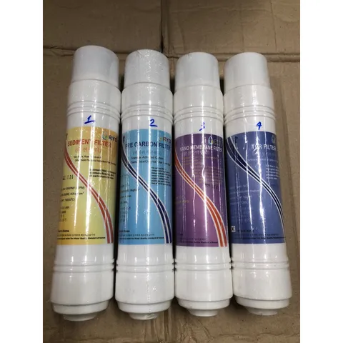 [Combo] Bộ 4 Lõi Lọc RYO - [ SEDIMENT , PRE CARBON , NANO MEMBRANE , TCR ]