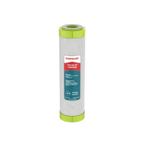 Lõi Lọc Thô SUNHOUSE Số 3 - Loại Bỏ Tạp Chất, Kim Loại Nặng - Bảo Vệ Màng Lọc R.O - Hàng Chính Hãng Việt Nam