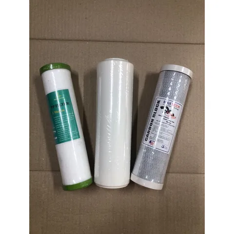 Bộ 3 Lõi Lọc Thô cho Máy Lọc Nước RO - Lõi PP5, OCB, CTO Thay Thế - Bộ Lọc Đầu Nguồn 10 Inch Chất Lượng Cao