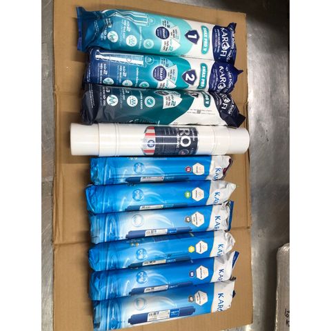 Bộ 10 Lõi Lọc KAROFI Chính Hãng - Thay Thế Cho Máy Lọc Nước KHY-TN88, TN86 - Chất Lượng Cao, Nước Ngọt, Kháng Khuẩn