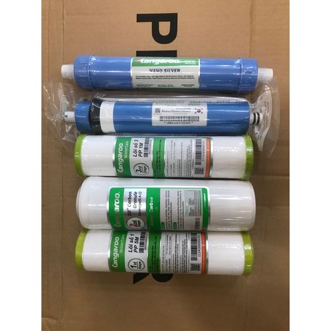 Combo 5 Lõi Lọc Nước 12345 KANGAROO Chính Hãng - Thay Thế Máy Lọc Nước RO, Đảm Bảo Nguồn Nước Sạch, An Toàn