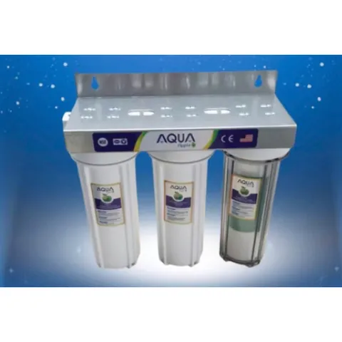 Bộ 3 Cốc Lọc Thô 10 inch AQUA - Lõi Lọc Thông Minh Chống Cặn Bùn Đất - Lọc Nước Sạch Cho Gia Đình
