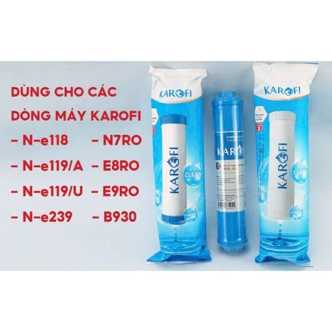 Lõi Lọc Nước 1,2,3 KAROFI Chính Hãng - Phù Hợp Model N-e118, B930, N7RO - Lọc Sạch Tạp Chất, Bảo Vệ Sức Khỏe