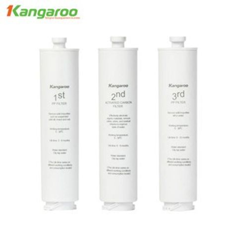 Lõi Lọc Đúc 1,2,3 Kangaroo Chính Hãng Dành Cho Máy KG100HU, KG100MED, KG100EED - Bộ 3 Lõi Thay Thế Chất Lượng Cao