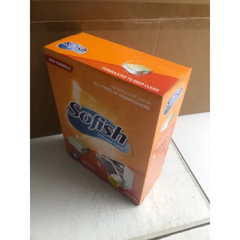 Viên Rửa Bát Sofish Hộp 100 Viên - Sạch Chuyên Dụng Cho Máy Rửa Chén, Hiệu Quả Nhanh Chóng, Không Mùi, An Toàn Khi Sử Dụng